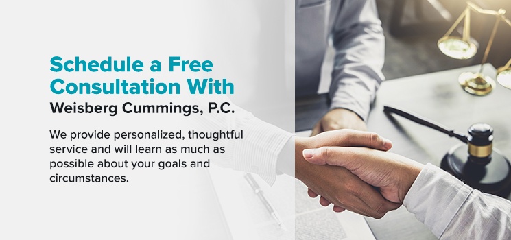 Schedule a Free Consultation With Weisberg Cummings, P.C.