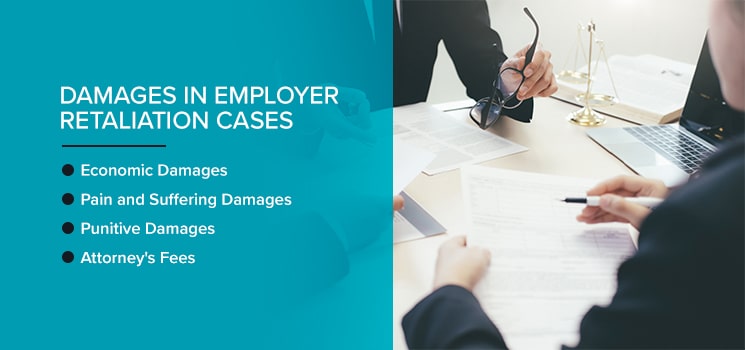 Damages in employer retaliation cases