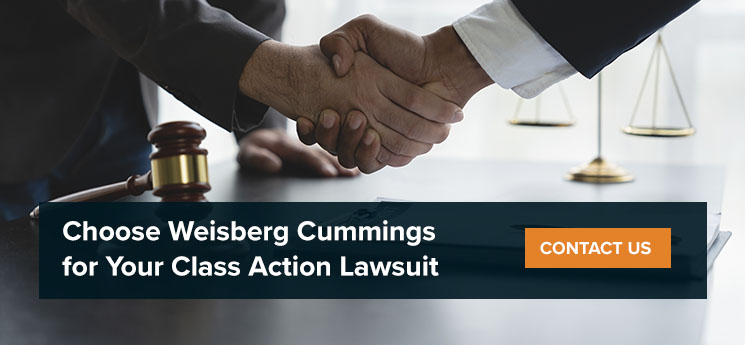 Choose Weisberg Cummings for Your Class Action Lawsuit