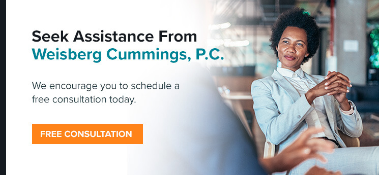Seek Assistance From Weisberg Cummings, P.C.